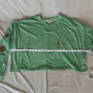 Vintage style Billabong Mint Green Knit cropped super soft Top
